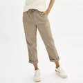 Petite Sonoma Goods for Life® Easy Paper Bag Waist Capri Pants, Women's,