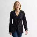 Women's Nine West Collarless V-Neck Blazer,