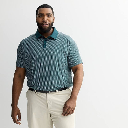 Big & Tall FLX Printed Golf Polo, Men's,