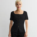 Petite Nine West Short Sleeve Knit Vest, Women's,PM
