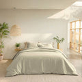 Miryana Yarn Dye Stripe Comforter, Green