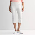 Petite Croft & Barrow® Effortless Stretch Capri Pants, Women's