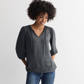 Women's Apt. 9® Ribbon Detail V-Neck Top,