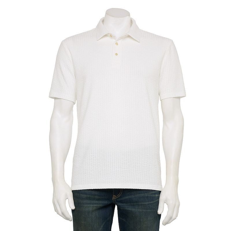 Men's Sonoma Texture Polo Shirt,XXL