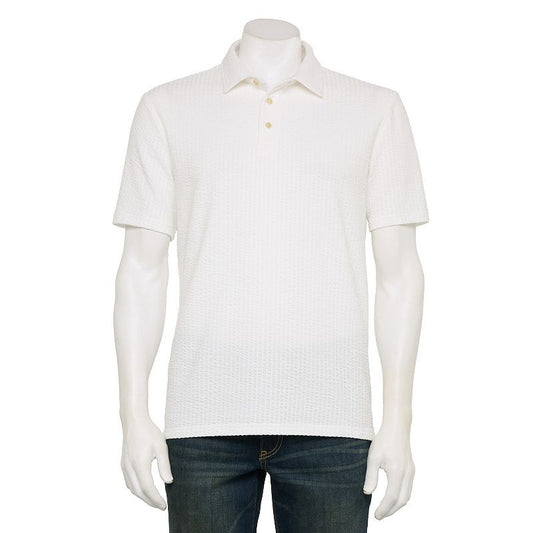 Men's Sonoma Texture Polo Shirt,XXL