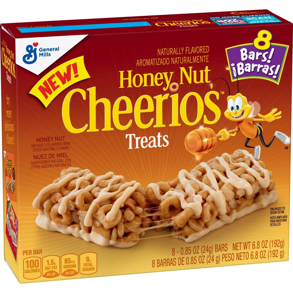 Honey Nut Cheerios Treat Bars, 8 Ct