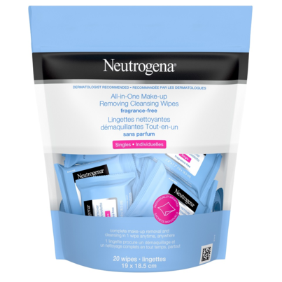 Neutrogena All-in-One Make-up Removing Cleansing Wipes Singles