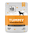 I and Love and You Dog Food Topper Tummy Chicken Recipe in Gravy 3 Oz