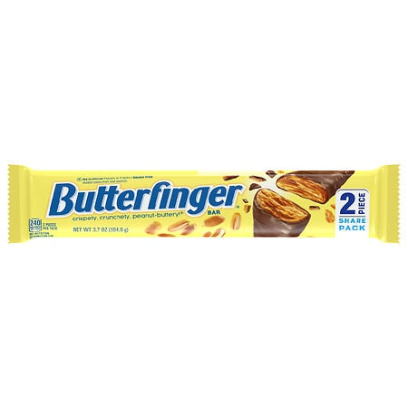 Nestle Butterfinger Peanut Candy Bar 3.7 Oz