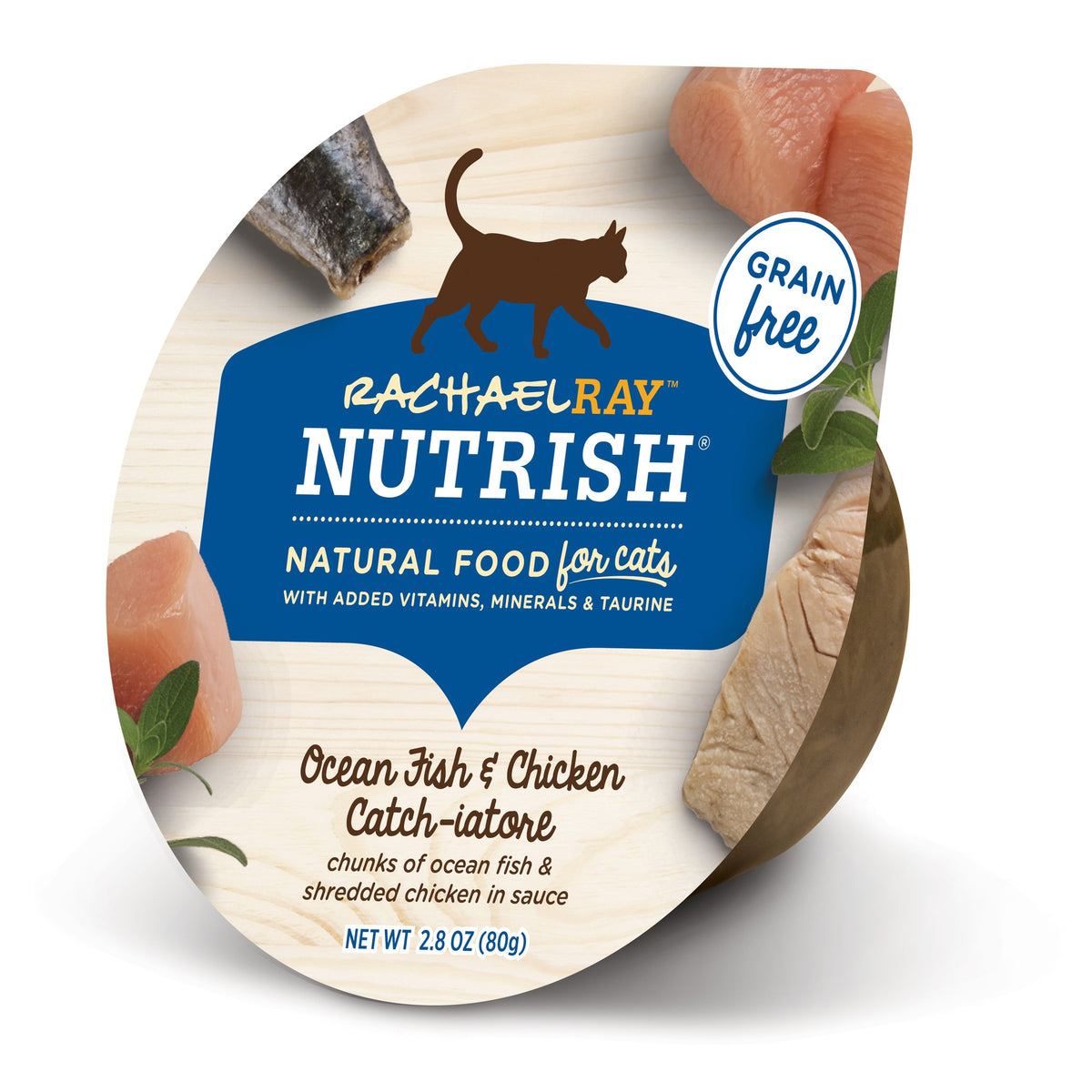 Rachael Ray, Natural Grain Free Ocean Fish and Chicken Catch 2.8 Oz