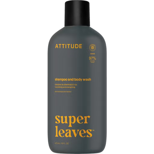 Attitude Super Leaves MEN 2in1 Shampoo & Body - sports 473ml