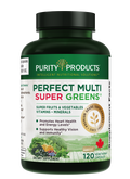 Perfect Multi Super Greens by Purity Products 120 Caps L-Glutathione/Quercetin