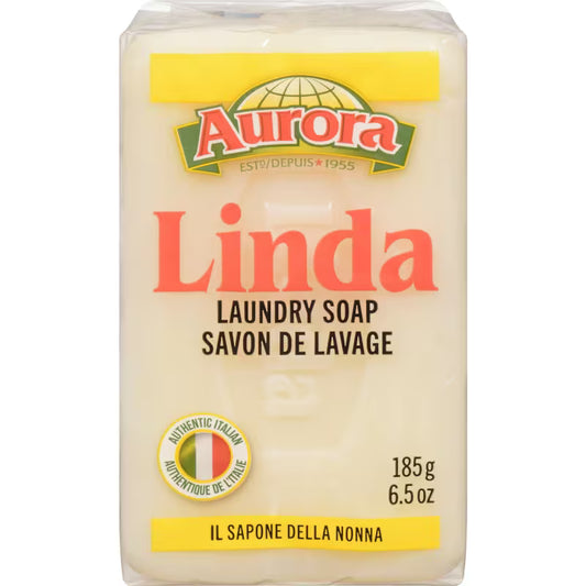 AURORA "Linda" Italian Laundry Hand-Washing Soap Bars 6.5 Oz