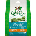 Greenies Fresh Mint Petite Dental Treats, 12 Oz, Cleans Teeth