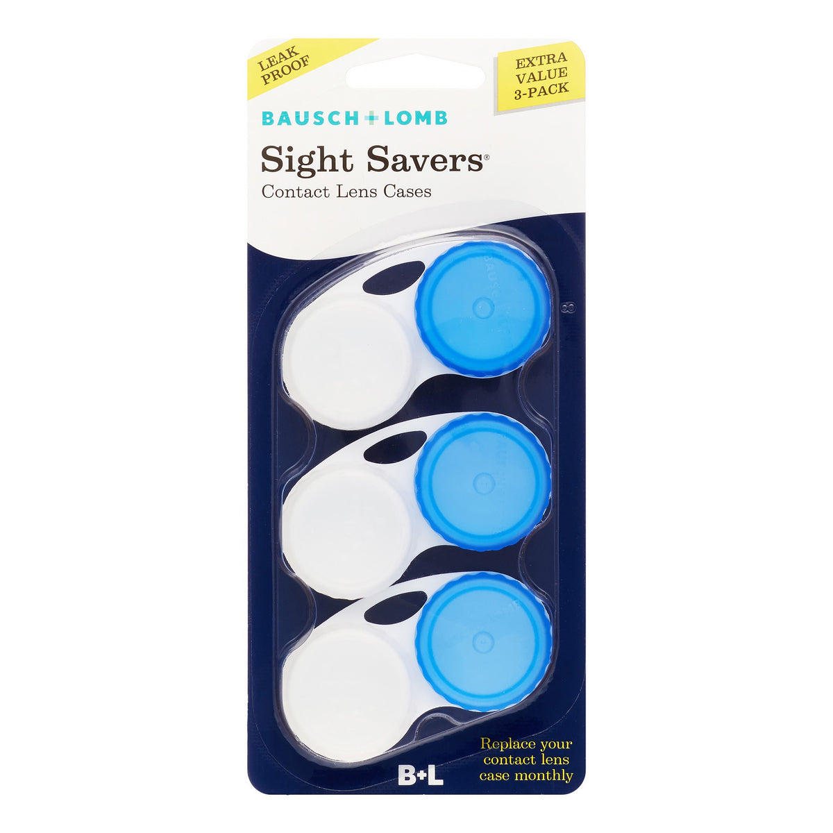 Bausch & Lomb Bausch & Lomb Sight Savers Contact Lens Cases 3 Ea