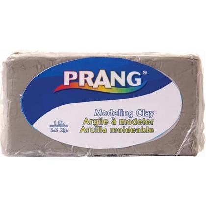 Prang Modeling Clay - 1 Lb Block - Grey