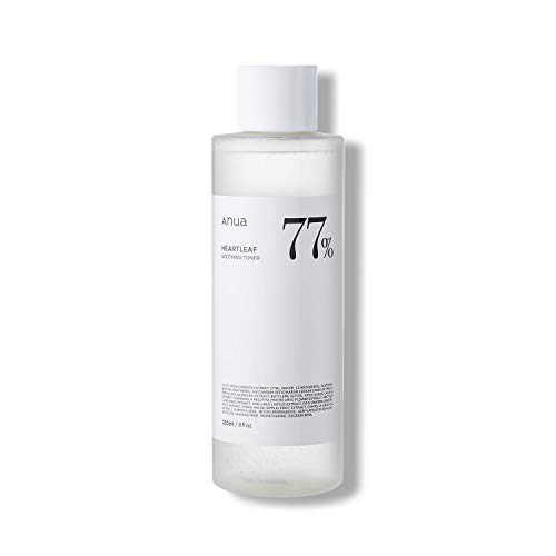 Anua Heartleaf 77% Soothing Toner I pH 5.5 Skin Trouble Care, Calming Skin, Refreshing, Purifying (500ml / 16.90 fl.oz.)