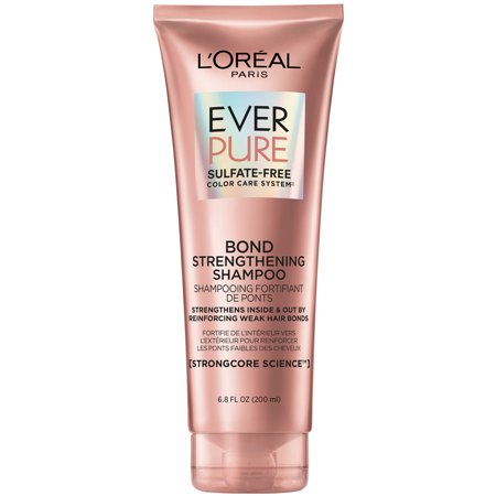 L'Oreal Paris EverPure Bond Strengthening Shampoo with StrongCore Science, Repairs, Strengthens, Reinforces Weak Bonds Hair, 200ml,