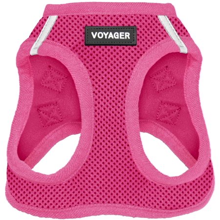 Voyager Step-in Air - All Weather Mesh Harness by Best Pet Supplies - Fuchsia Small