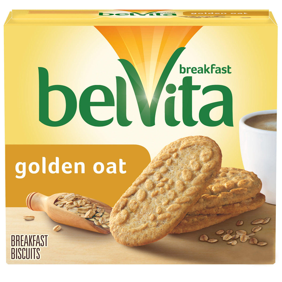 BelVita, Breakfast Bars Biscuits, Golden Oat, 5 Ct, 1.76 Oz