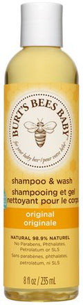 Burt's Bees  Burt’s Bees Baby Shampoo and Wash, 235 ml