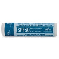 Green Cricket Clear SPF 30 fragrance free/unscented lip balm, 1 Count.15 oz