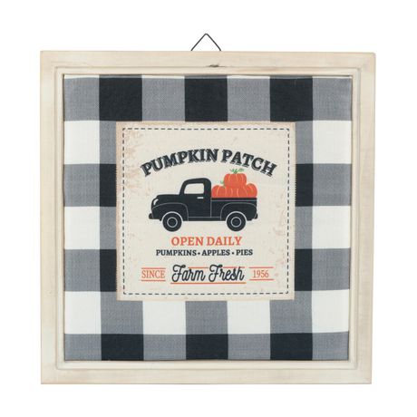 Way to Celebrate! Way to Celebrate Harvest Wood Frame Pumpkin Patch