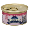 Blue Buffalo Wilderness Wild Delights Wet Cat Food Chicken & Salmon 3-oz
