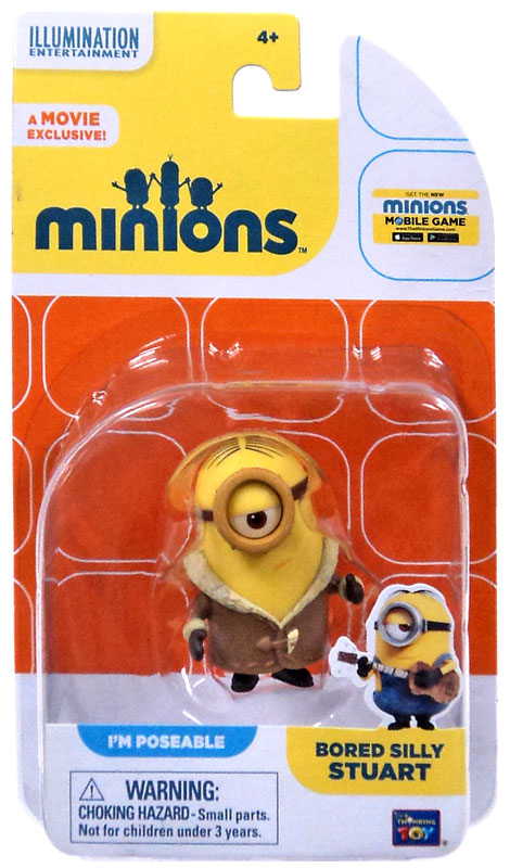 Minions Poseable Bored Silly Stuart