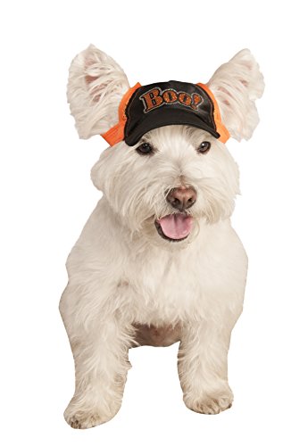 Rubie's Costume Boo Baseball Cap Pet Costume, Medium/Large