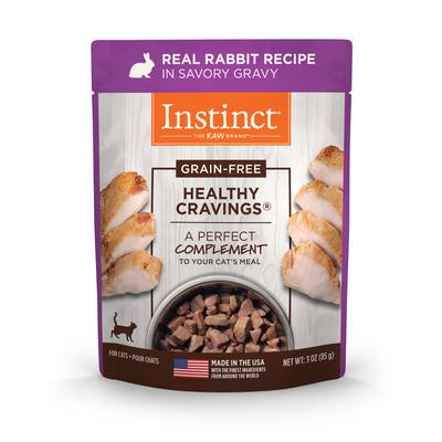 Instinct Healthy Craving Rabbit Cat  3 Oz Pouch