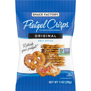 Pretzel Crisps Original Snacks, 3-Oz Bag