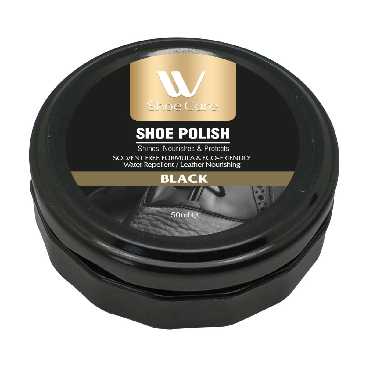 6307C Leather Shoe Polish, Black