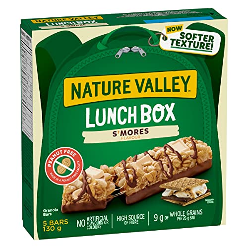 Nature Valley S'Mores Granola Bars, Lunch Box 5 un, 130 g