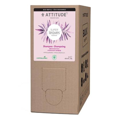 ATTITUDE Moisture Rich Hair Shampoo Quinoa and Jojoba, Bulk Refill, 2 Liters