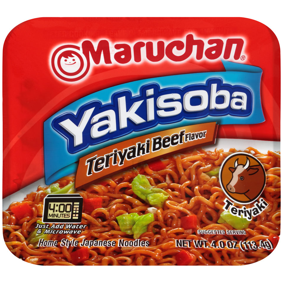 Maruchan Yakisoba Teriyaki Beef Flavor Noodles 4 Oz