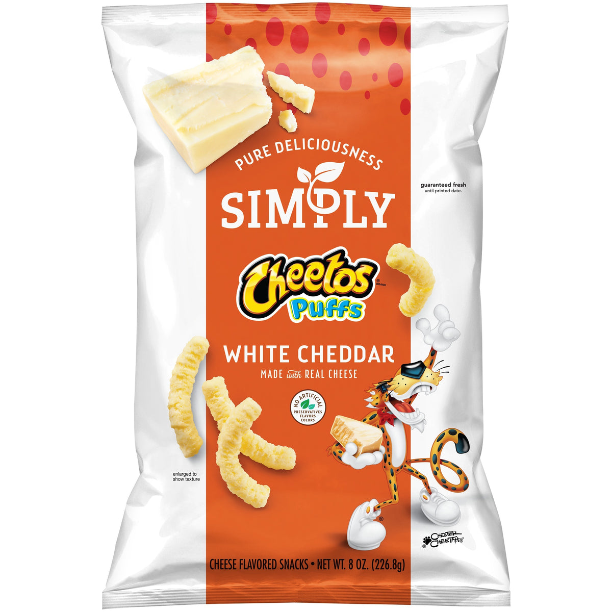 Cheetos 6oz Simply White Cheddar Puffs