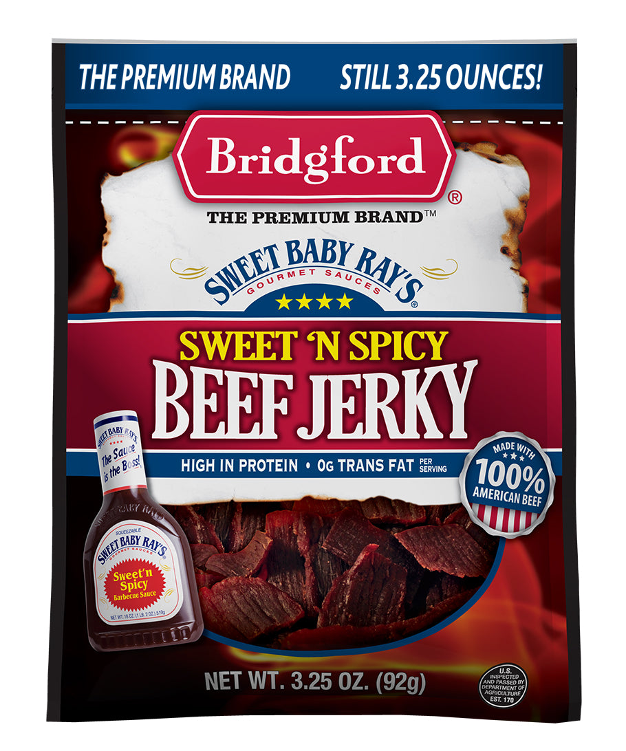 Sweet Baby Ray S Beef Jerky Sweet N Spicy 3.25 Oz