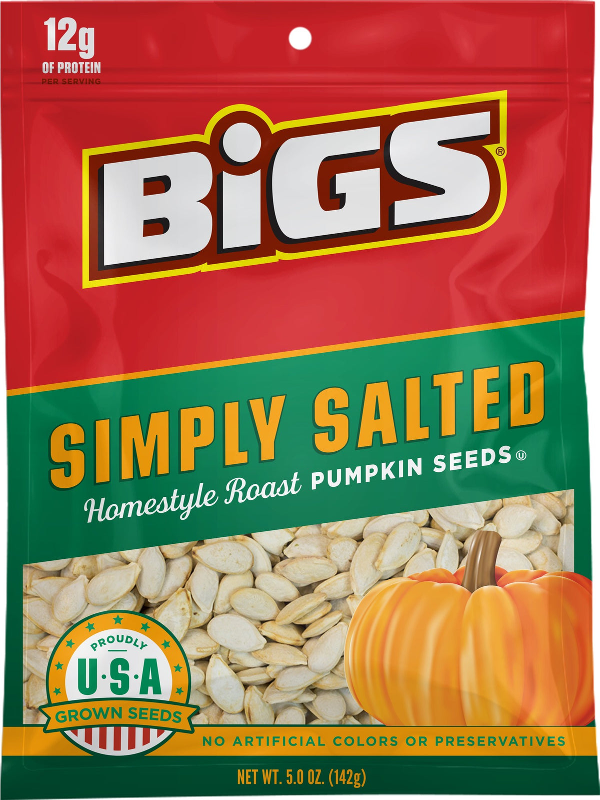 BIGS Simply Salted Pumpkin Seeds 5 Oz