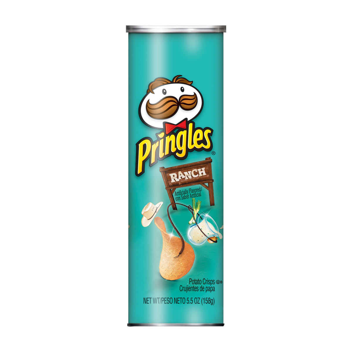 Pringles Ranch Chips 5.5 Oz Can