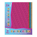 Royal Brites Glitter Paper Assorted Colors, 9.25 X 11 in, 12 Ct