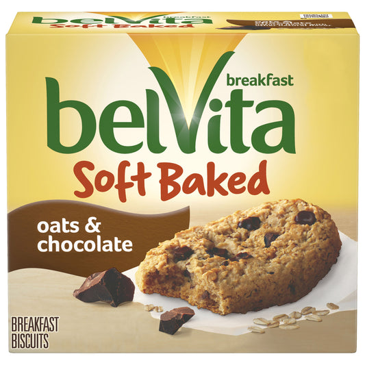 BelVita Soft Baked Oats & Chocolate Breakfast Biscuits 5 Packs