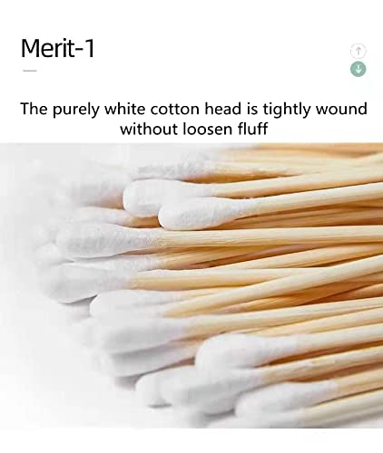 Cotton Swabs with Wooden Sticks