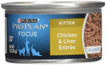 Purina Pro Plan Kitten Classic Chicken and Liver Entree Canned Cat Food 3-oz,