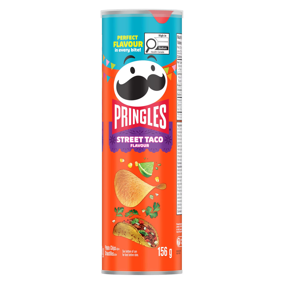 Pringles Street Tacos Flavoured Chips 156 g