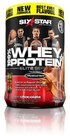 Six Star Elite Series Whey Protein Plus Triple Chocolate Powder 917g