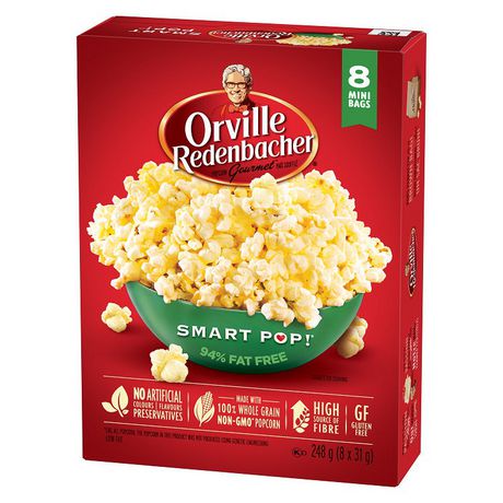 Orville Redenbacher's Orville Redenbacher Smart Pop! Mircowave Popcorn, 8 Mini Bags