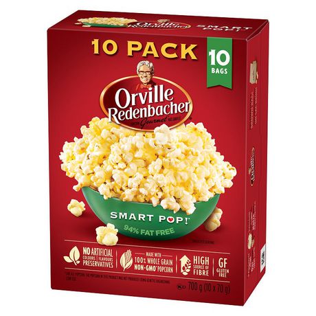 Orville Redenbacher Reduced Fat Popcorn, Gourmet Smart Pop ! 700 g