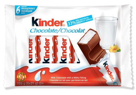 Kinder Chocolate Bar 126G