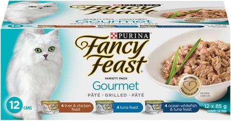 Fancy Feast Gourmet Variety Pack, Wet Cat Food 12 X 85g